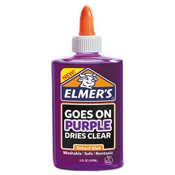 Elmer's® School Glue Disappearing Purple, 5 Oz, Dries Clear, 6-pack freeshipping - TVN Wholesale